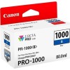 Canon PFI-1000 Γνήσιο Μελάνι Εκτυπωτή InkJet Μπλε (0555C001)