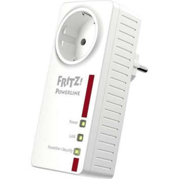 AVM Fritz!Powerline 1220E Powerline για Ενσύρματη Σύνδεση με Passthrough Πρίζα και 2 Θύρες Gigabit Ethernet