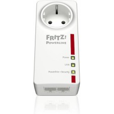 AVM Fritz!Powerline 1220E Powerline για Ενσύρματη Σύνδεση με Passthrough Πρίζα και 2 Θύρες Gigabit Ethernet
