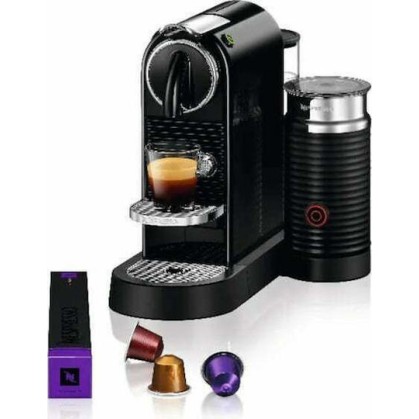 De'Longhi Citiz & Milk Καφετιέρα για Κάψουλες Nespresso Πίεσης 19bar με Αφρογαλιέρα Black