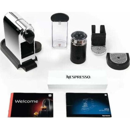 De'Longhi Citiz & Milk Καφετιέρα για Κάψουλες Nespresso Πίεσης 19bar με Αφρογαλιέρα Black