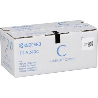 Kyocera TK-5240C Γνήσιο Toner Laser Εκτυπωτή Κυανό 3000 Σελίδων (1T02R7CNL0)