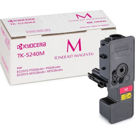 Kyocera TK-5240M Γνήσιο Toner Laser Εκτυπωτή Ματζέντα 3000 Σελίδων (1T02R7BNL0)