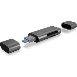 Icy Box Card Reader USB 3.0 micro USB Type-C για SD/microSD