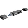 Icy Box Card Reader USB 3.0 micro USB Type-C για SD/microSD