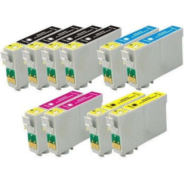 Epson T1285M Γνήσιο Πακέτο 4 Μελανιών Εκτυπωτή InkJet Κίτρινο / Κυανό / Ματζέντα / Μαύρο (C13T12854010 C13T12854012)