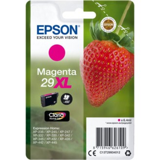 Epson 29XL Γνήσιο Μελάνι Εκτυπωτή InkJet Ματζέντα (C13T29934010 C13T29934012)