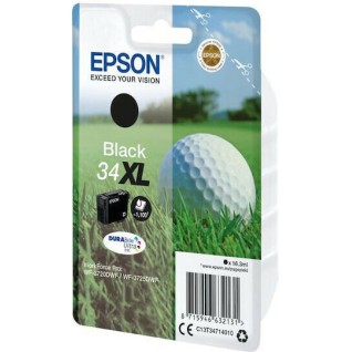 Epson 34XL Γνήσιο Μελάνι Εκτυπωτή InkJet Μαύρο (C13T34714010)