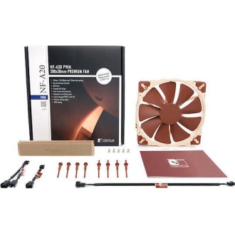 Noctua NF-A20 Case Fan 200mm με Σύνδεση 4-Pin PWM Καφέ