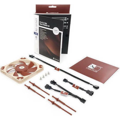 Noctua NF-A12x15 Case Fan 120mm με Σύνδεση 4-Pin PWM Καφέ