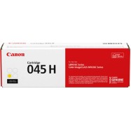 Canon 045H Γνήσιο Toner Laser Εκτυπωτή Κίτρινο High Capacity 2200 Σελίδων (1243C002)
