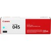 Canon 045 Γνήσιο Toner Laser Εκτυπωτή Κυανό 1300 Σελίδων (1241C002)