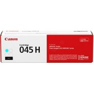 Canon 045H Γνήσιο Toner Laser Εκτυπωτή Κυανό High Capacity 2200 Σελίδων 1245C002