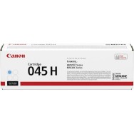 Canon 045H Γνήσιο Toner Laser Εκτυπωτή Κυανό High Capacity 2200 Σελίδων 1245C002