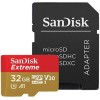Sandisk Extreme microSDHC 32GB Class 10 U3 V30 A1 UHS-I με αντάπτορα