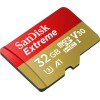Sandisk Extreme microSDHC 32GB Class 10 U3 V30 A1 UHS-I με αντάπτορα