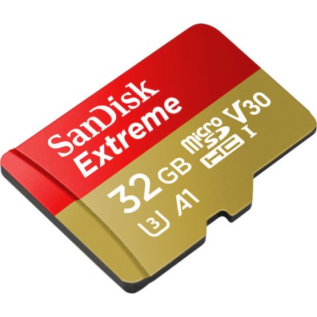 Sandisk Extreme microSDHC 32GB Class 10 U3 V30 A1 UHS-I με αντάπτορα