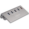 DeLock USB 3.2 Hub 10 Θυρών με σύνδεση USB-A Γκρι