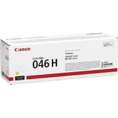 Canon 046H Γνήσιο Toner Laser Εκτυπωτή Κίτρινο High Capacity 5000 Σελίδων (1251C002)