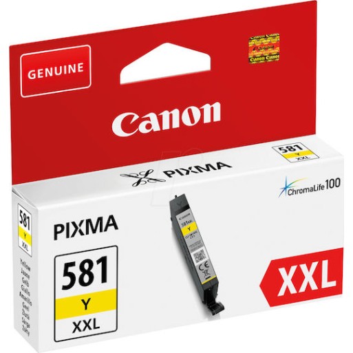 Canon CLI-581XXL Γνήσιο Μελάνι Εκτυπωτή InkJet Κίτρινο (1997C001)