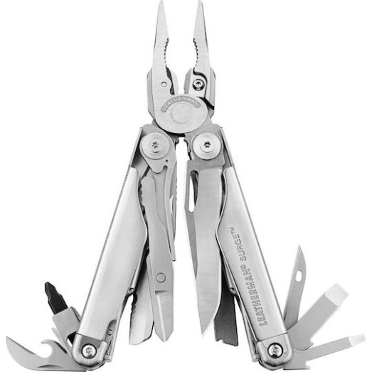 Leatherman Surge Πολυεργαλείο 15 εργαλείων Ασημί σε Θήκη