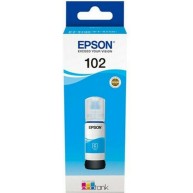 Epson 102 Γνήσιο Μελάνι Εκτυπωτή InkJet Κυανό (C13T03R240)