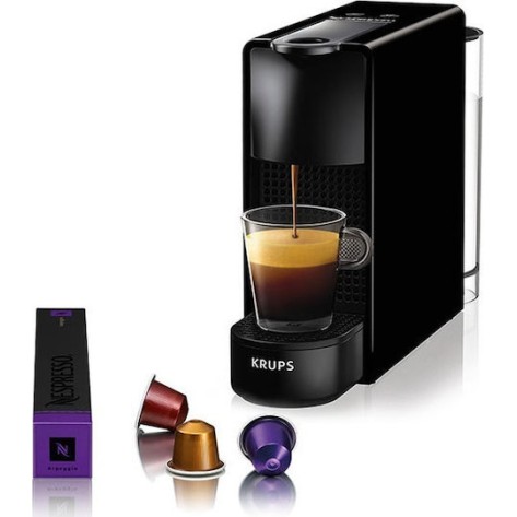 Krups Essenza Mini Καφετιέρα για Κάψουλες Nespresso Πίεσης 19bar Black