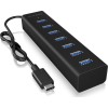 Icy Box USB 3.0 Hub 7 Θυρών με σύνδεση USB-C