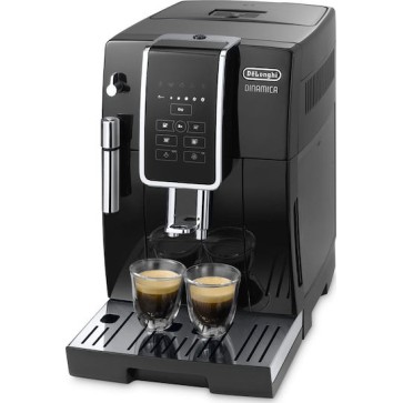 De'Longhi Dinamica Αυτόματη Μηχανή Espresso 1450W Πίεσης 15bar με Μύλο Άλεσης Μαύρη