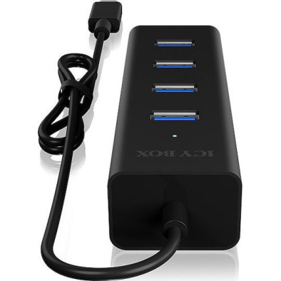 Icy Box USB 3.0 Hub 4 Θυρών με σύνδεση USB-C