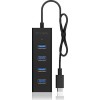 Icy Box USB 3.0 Hub 4 Θυρών με σύνδεση USB-C