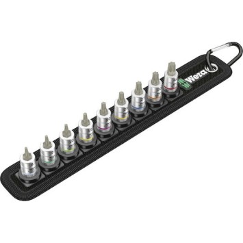 Wera Καρυδάκια με Μύτες Torx και Καρέ Υποδοχής 1/4'' Σετ 9τμχ