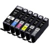 Canon PGI-550/CLI-551 Γνήσιο Πακέτο 6 Μελανιών Εκτυπωτή InkJet Γκρι / Κίτρινο / Κυανό / Ματζέντα / Μαύρο (6496B005)