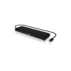 Icy Box USB-C Docking Station με HDMI/DisplayPort 4K PD Ethernet και σύνδεση 3 Οθονών Μαύρο (IB-DK2116-C)