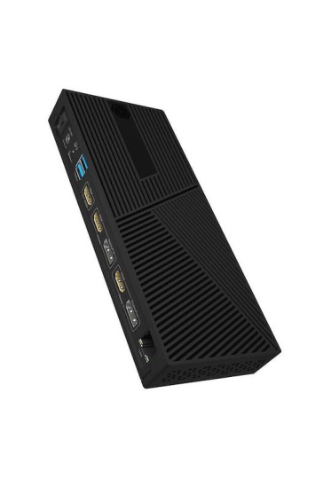 Icy Box USB-C Docking Station με HDMI/DisplayPort 4K PD Ethernet Μαύρο (IB-DK2246AC)