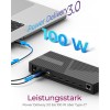Icy Box USB-C Docking Station με HDMI/DisplayPort 4K PD Ethernet Μαύρο (IB-DK2246AC)