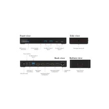 Icy Box USB-C Docking Station με HDMI/DisplayPort 4K PD Ethernet Μαύρο (IB-DK2246AC)
