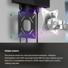 Icy Box USB-C Docking Station με HDMI/DisplayPort 4K PD Ethernet Μαύρο (IB-DK2246AC)
