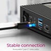 Icy Box USB-C Docking Station με HDMI/DisplayPort 4K PD Ethernet Μαύρο (IB-DK2246AC)