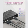 Icy Box USB-C Docking Station με HDMI/DisplayPort 4K PD Ethernet Μαύρο (IB-DK2246AC)
