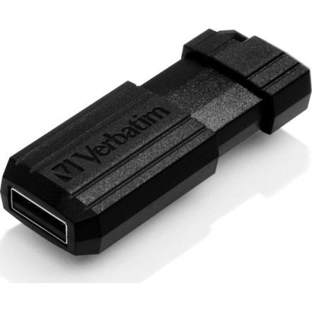 Verbatim PinStripe 8GB USB 2.0 Stick Μαύρο