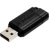 Verbatim PinStripe 8GB USB 2.0 Stick Μαύρο