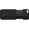 Verbatim PinStripe 16GB USB 2.0 Stick Μαύρο