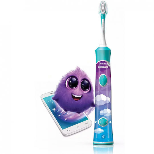 Philips Sonicare Παιδική Ηλεκτρική Οδοντόβουρτσα για 3+ Χρονών Γαλάζιο με Ανταλλακτικά