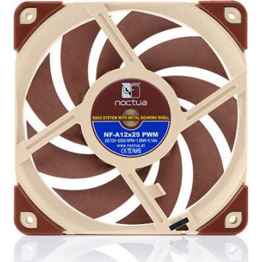 Noctua NF-A12x25 Case Fan 120mm με Σύνδεση 4-Pin PWM Καφέ
