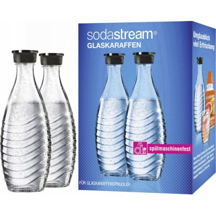 Sodastream SodaStream Twin pack Glass Carafe Δοχείο για Παρασκευαστή Σόδας