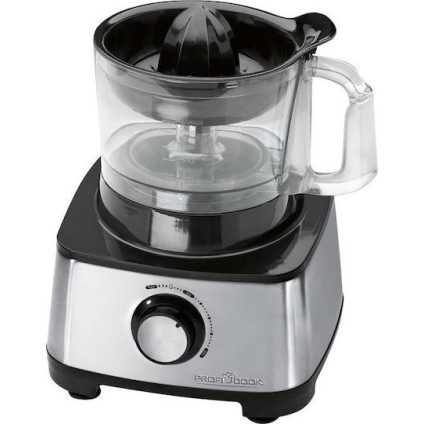 Profi Cook PC-KM1063 Πολυμίξερ 1200W με Κάδο 1.75lt και Κανάτα Μπλέντερ Ασημί