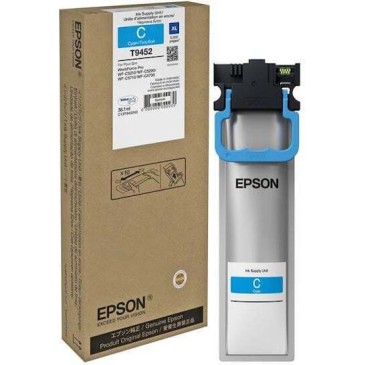 Epson T9452XL Γνήσιο Μελάνι Εκτυπωτή InkJet Κυανό (C13T945240)