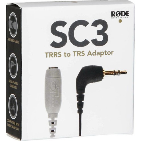Rode SC3 Μετατροπέας 3.5mm male σε 3.5mm male 1τμχ