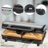 Profi Cook PC-ST 1092 Τοστιέρα για 2 Τοστ 900W Inox